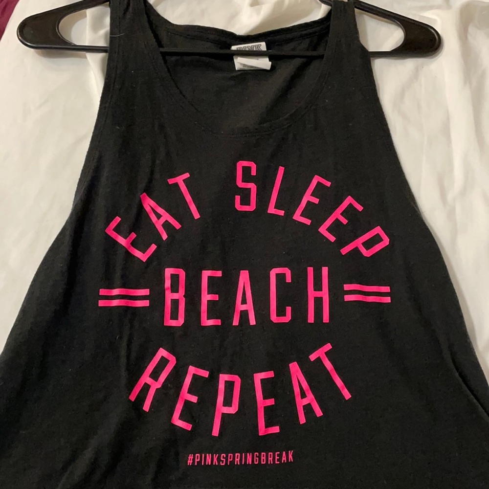 Victoria’s Secret Pink muscle crop tank XS